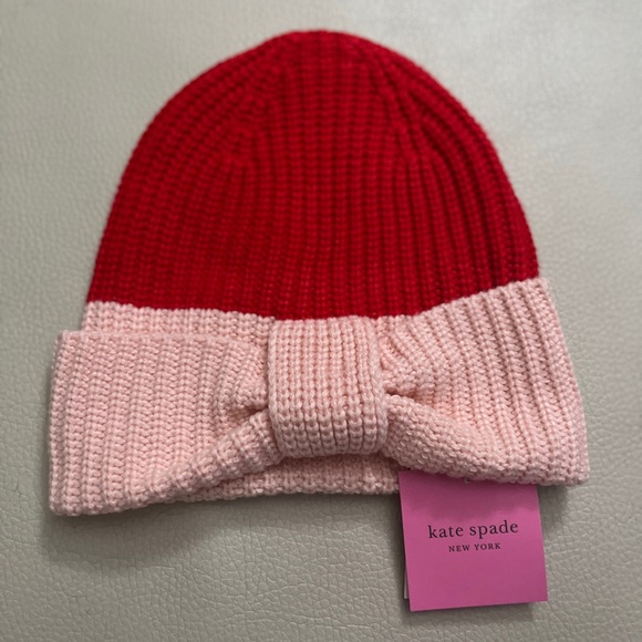 NWT - Kate Spade Front Bow Beanie - Picture 1 of 3